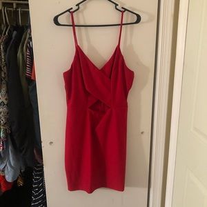 Red Clubwear Mini Dress
